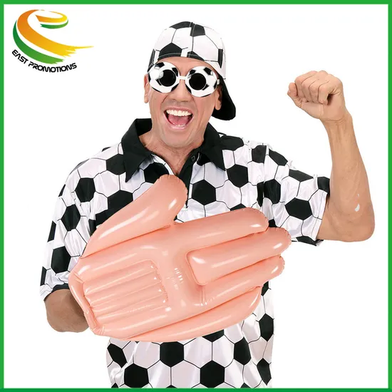 Wholesale Creative Advertising Inflatable Hands PVC/PE Inflatable Hand Flag Slogan Cheering Inflatable Hand