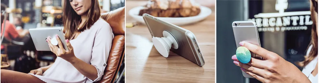 Pop Expanding Grip &amp; Stand for Smartphones