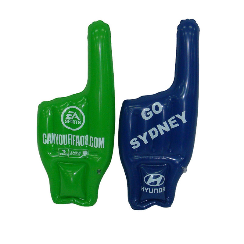 Custom PVC Cheering Hand, Blow up Inflatable Hand for Sprts Events Promotion