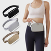Custom Logo Nylon Running Waist Pouch Fanny Pack Waterproof Belt Bag