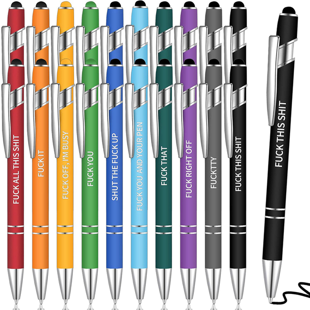 Hot Sale 2-in-1 Stylus Ballpoint Pen Metal Touch Screen Pen for Promotion