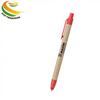 Custom Promotional Recyclable Kraft Paper Tube Touch Screen Stylus Ballpoint Pen with Logo Printing
