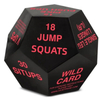 Custom 12 Sided Workout Yoga Anti Stress Game Cube Fitness Pu Foam Exercise Dice
