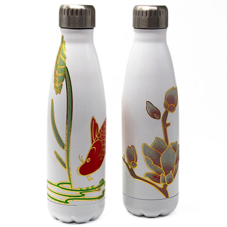 Wholesale Custom Logo Coca Cola Double Wall Vacuum Seal Stainless Steel Insulated Water Bottles for Promotion