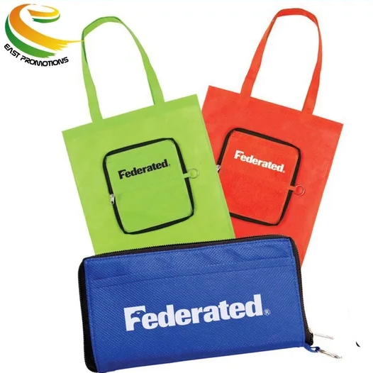 Custom Reusable RPET Non Woven Eco Bag Grocery Shopping Tote Bag Handbag Bags