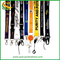 Custom Design RPET Fabric Sublimation Printing Logo Neck Key Chain Nylon Lanyard