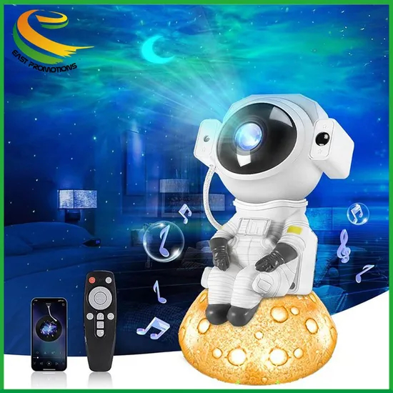 Home Decoration Light Gift for Kids Astronaut Galaxy Projector Light for Bedroom