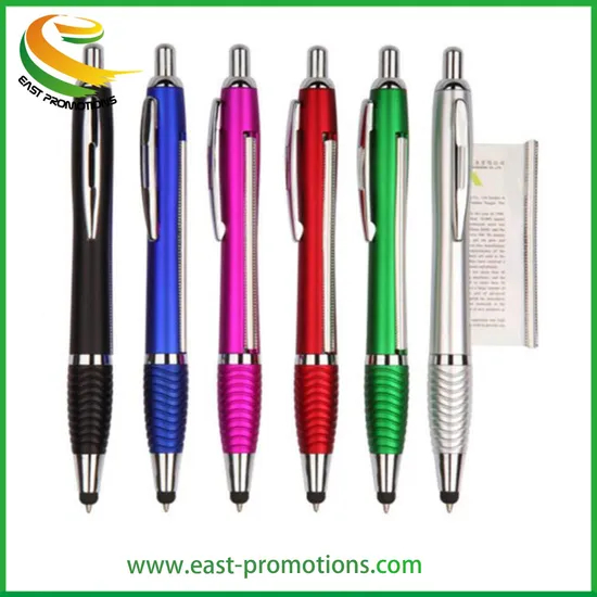 Custom Printing Advertising Touch Stylus Ball Pen Banner Pen for Office Supplies