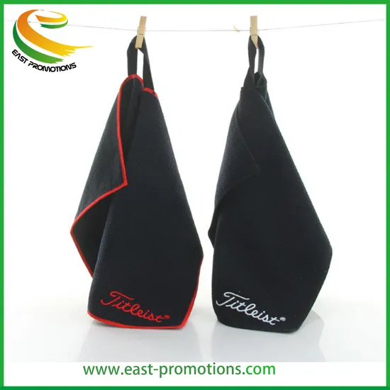 Wholesale Microfiber/Cotton Golf Towel for Sports Club