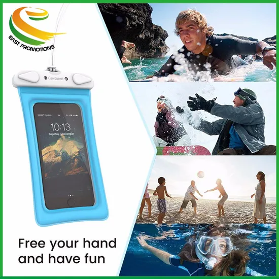Custom Hanging Waterproof Phone Pouch with Logo Printing