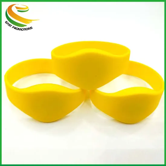 Customized Waterproof Silicone RFID Wristband Smart Bracelet for Access Control