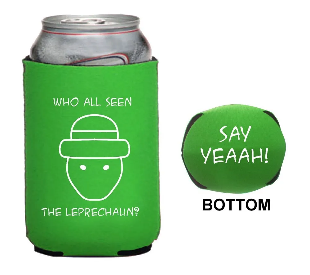 Custom Heat Transfer Neoprene Cooler for Beer/Can/Wine