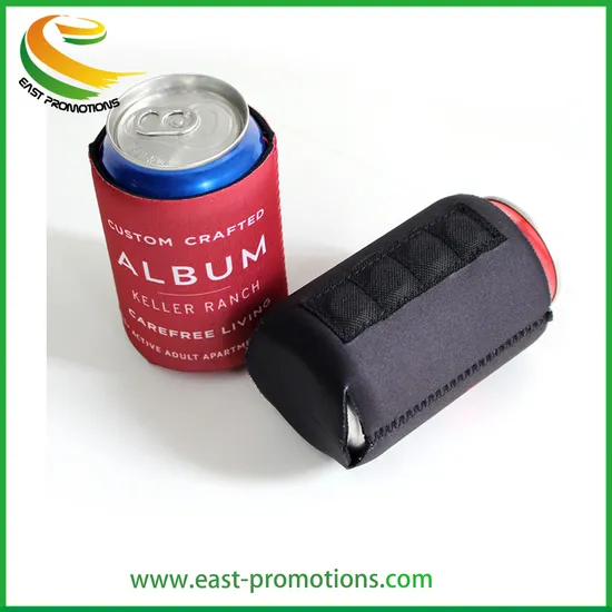 Manufacturer Customized Magnetic Neoprene Collapsible Can Cooler Stubby Holder