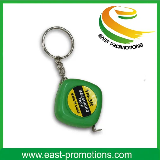 Custom Cute Funny Mini Retractable Tape Measure Keychain