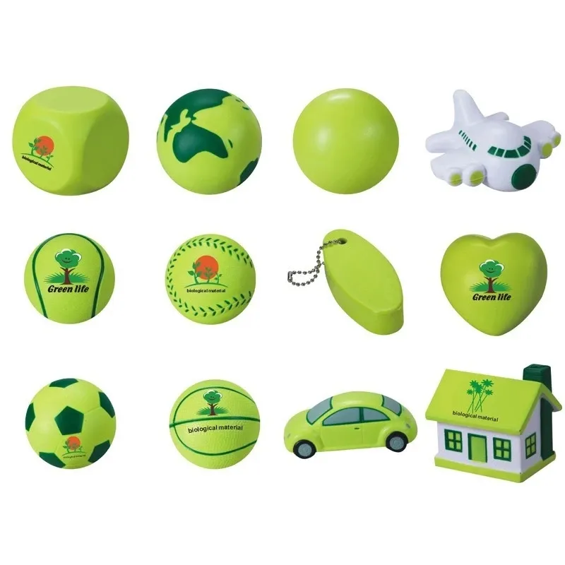 Custom Various Cartoon Design PU Promotion Gift PU Foam Anti Stress Ball