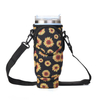 Neoprene Travel Water Bottle Strap Double Pouch Sleeve Bag for 40 OZ Tumbler Holder Insulation Protector Carrier