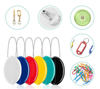 Custom LOGO Japan Hot Blank Rubber Coin Case Keyring PVC Silicone Squeezes Coin Purse With Keychain