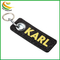 Custom Logo Printed Wool Felt Key Chain