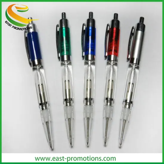 Plastic LED Light Pen Electronic Gift Pen for Promotional Gifts