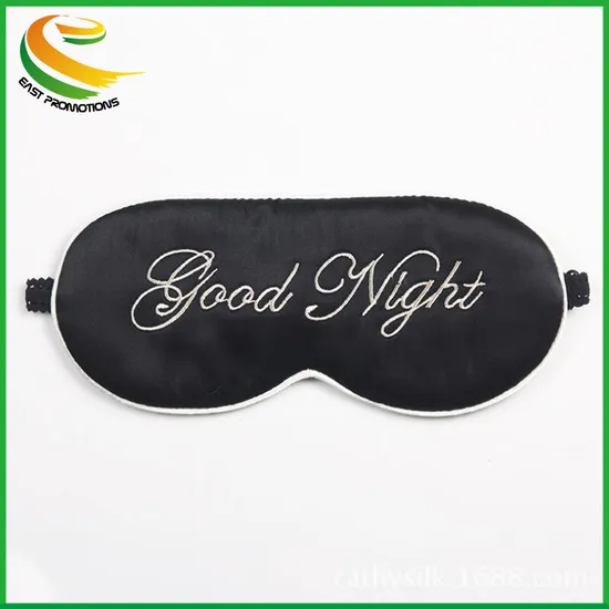 2019 Hot Sale Silk Fabric Custom Sleeping Eyemask and Eyeshade Travel Eye Patch Multi-Color