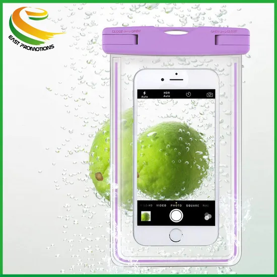 Universal Clear Waterproof Swimming Mobile Phone Case Package PVC Cell Phone Pouch with Neck Strap Wholesale 458