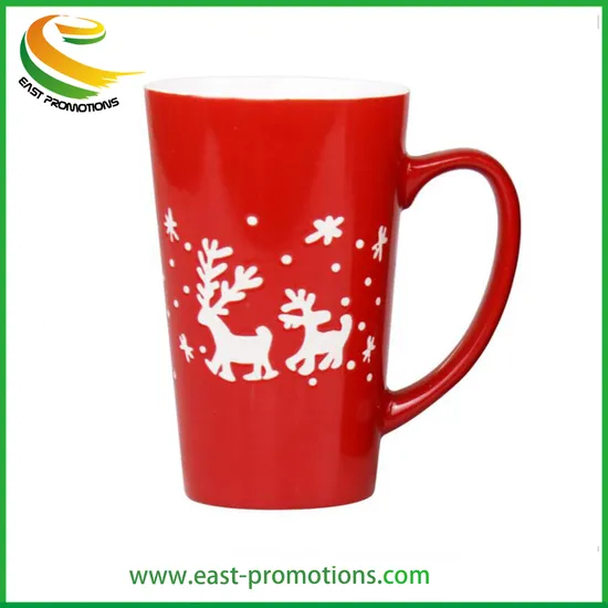 Custom Logo Ceramic Tea Cup Porcelain Coffee Mug with Saucer