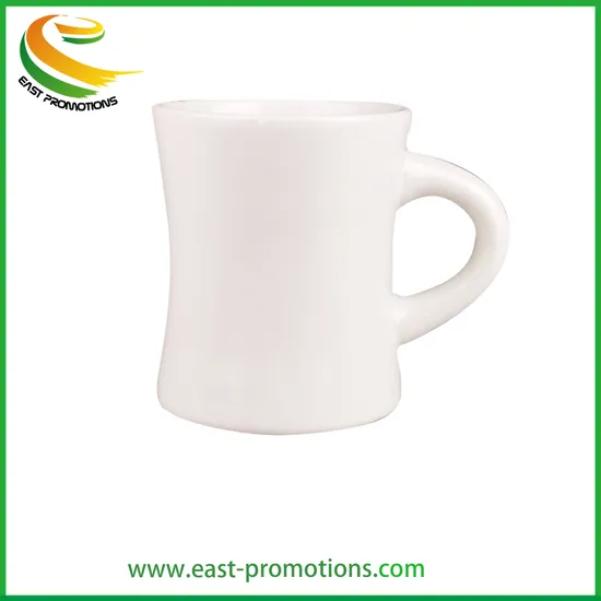 Wholesale Tick Wall Tight Waist Mug Thin Ceramic Coffee Mug Cups for Drinking