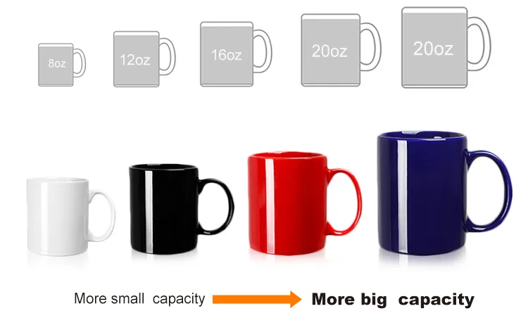 Factory Custom Printing Fashion Design Porcelain Ceramic Mug Heart Handle Love Mugs for Valentine&prime; S Day Gifts