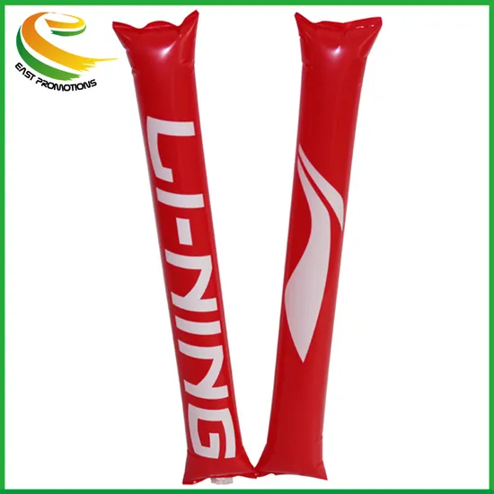 Factory Custom Pen Shape PE Inflatable Cheering Air Sticks for Promotional Gifts