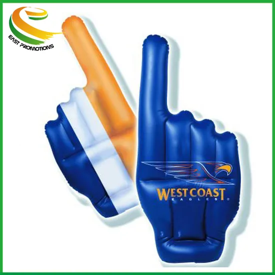 Wholesale Creative Advertising Inflatable Hands PVC/PE Inflatable Hand Flag Slogan Cheering Inflatable Hand