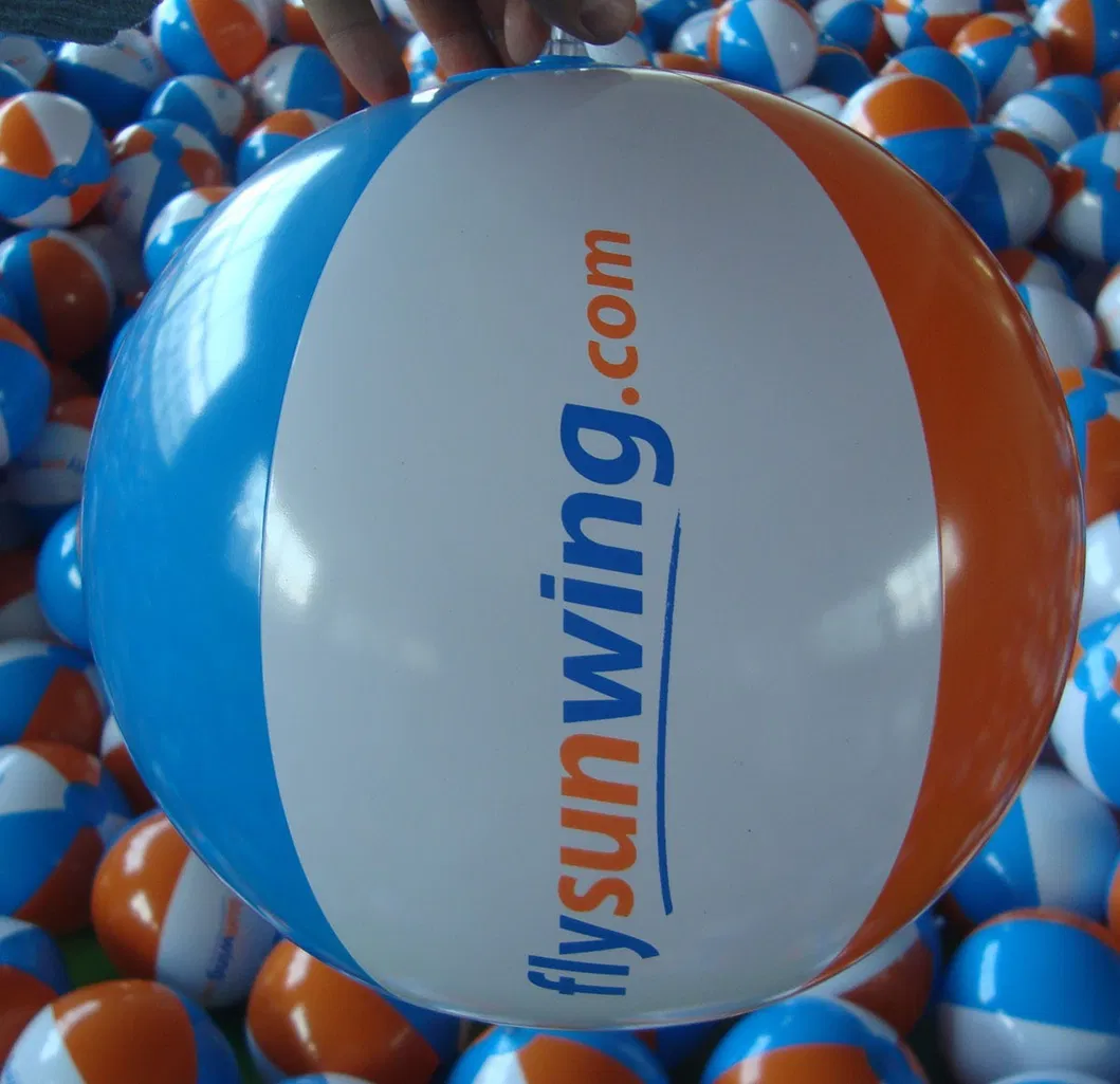 Inflatable Toy Manufacturers Custom PVC Beach Ball with En71 for Promotion