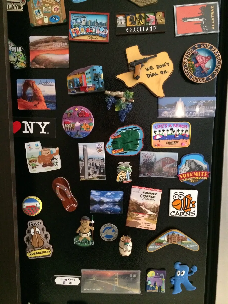 High Quality 3D Fridge Magnets World Travel Souvenirs Refrigerator Magnetic