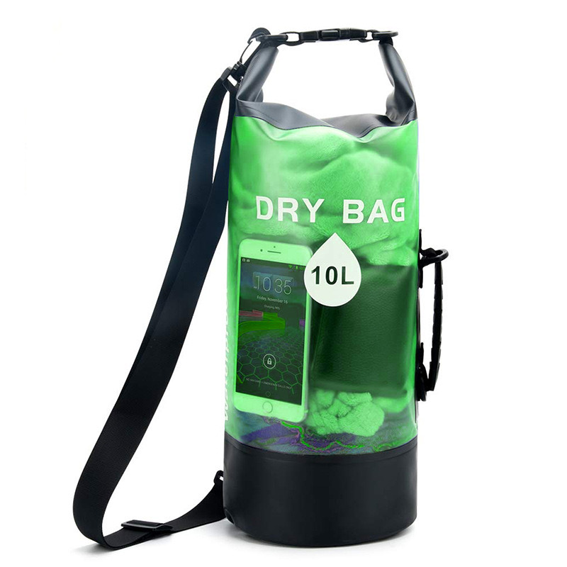 Custom Logo 10l 20l Floating Boating Hiking Outdoor Polyester Pvc Ocean Pack Waterproof Dry Bag