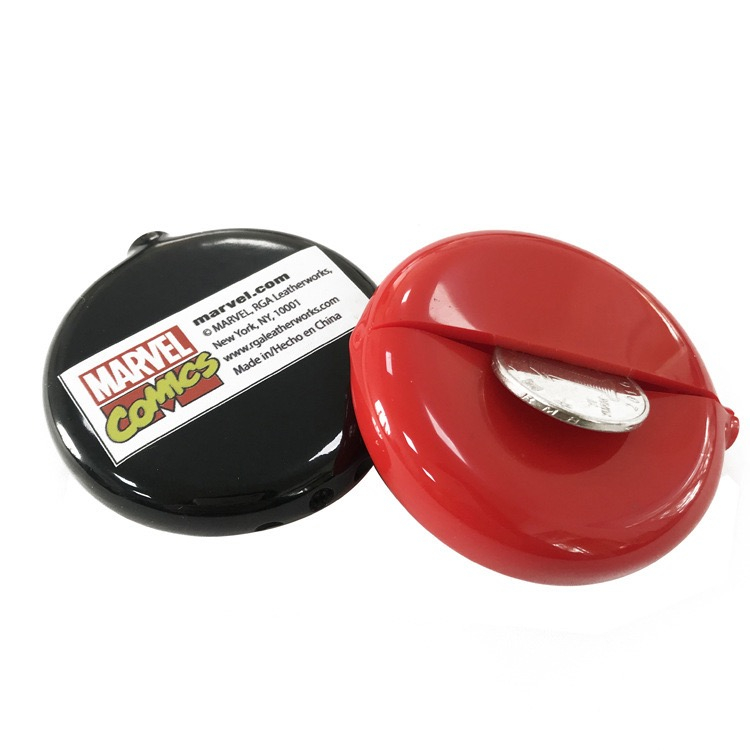 HOT Selling Products in Japan PVC Round Shape Squeeze Coin Purse, Rubber Coin Case for Gifts