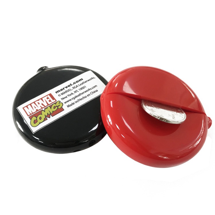 HOT Selling Products in Japan PVC Round Shape Squeeze Coin Purse, Rubber Coin Case for Gifts