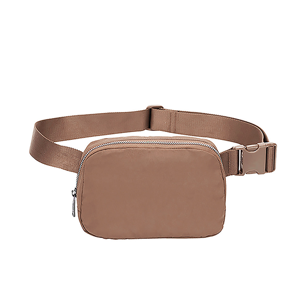 Outdoor Waterproof Nylon Belt Bag Unisex Belt Sling Chest Crossbody Fanny Pack Waist Bags