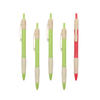 Custom Logo Biodegradable Pens Eco Friendly Wheat Straw Ball Point Pen for Promotion
