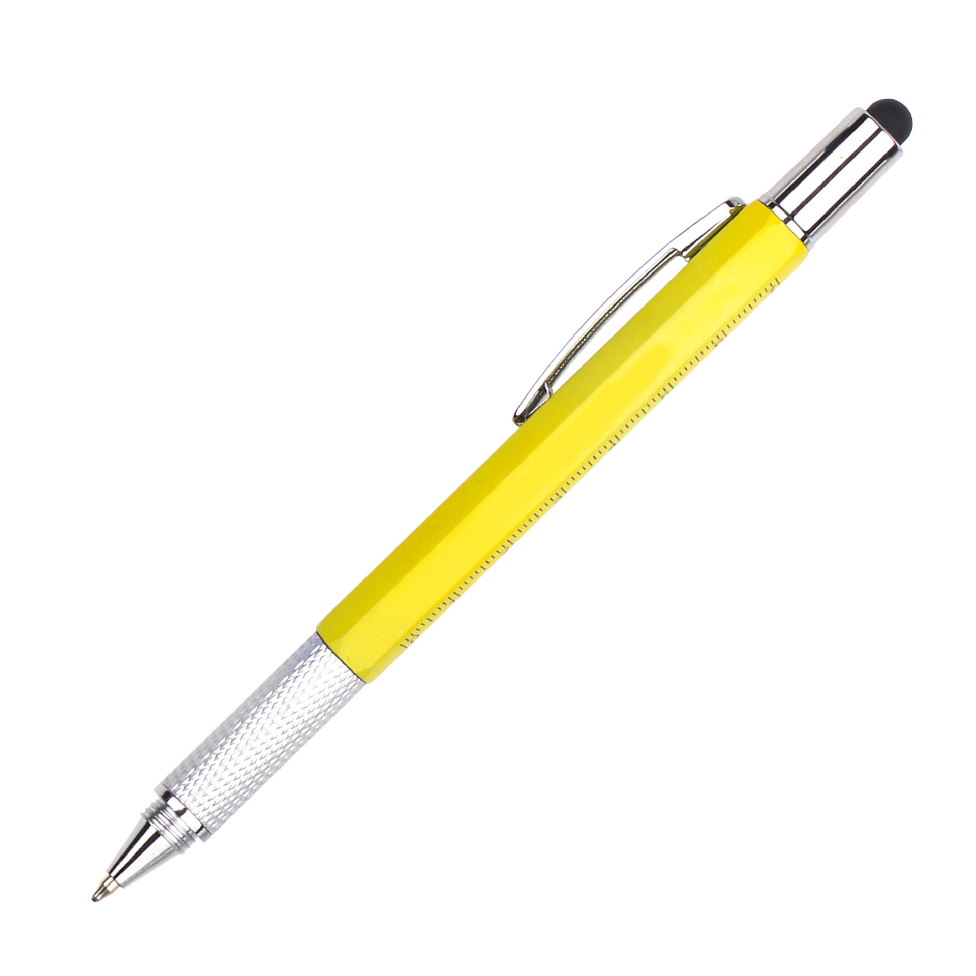 Manufacturer Wholesale 6 in 1 Multifunctional Tools Pen Touch Screwdriver Carving Scale Plastic Ballpoint Pen