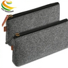 New Arrival Felt Cloth Pouch Storage Bag Pencil Case with Zipper for School Office