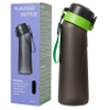 Custom 750ml BPA Free Plastic Tritan Smken Mouth Fragrance Drink Air Flavoured Up Water Bottle Wtih Fruit Flavor Pod Capsules