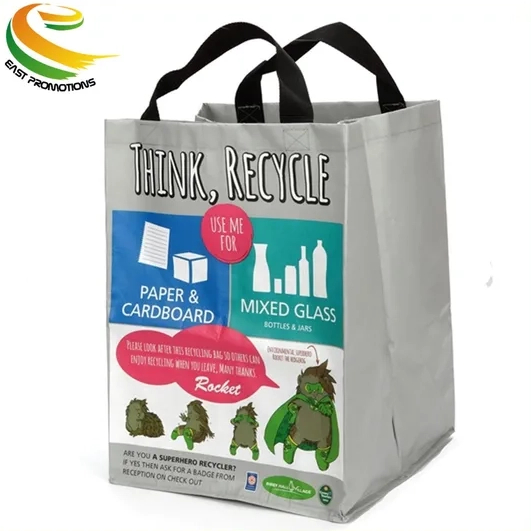 Polypropylene Promotional Reusable Fabric PP Non-Woven Bags Non Woven Shopping Tote Bag 