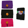 Felt Doterra Pouch With Wooden Buttons Holds 6 Roller Bottles Or 4 Vials 15ml Oil Bottles