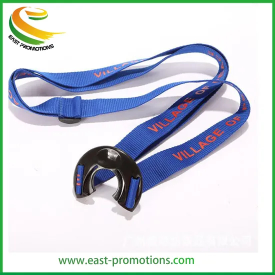 Wholesale Promotional Bottle Holder Lanyard, Personalized Beverage Bottle Strap No MOQ