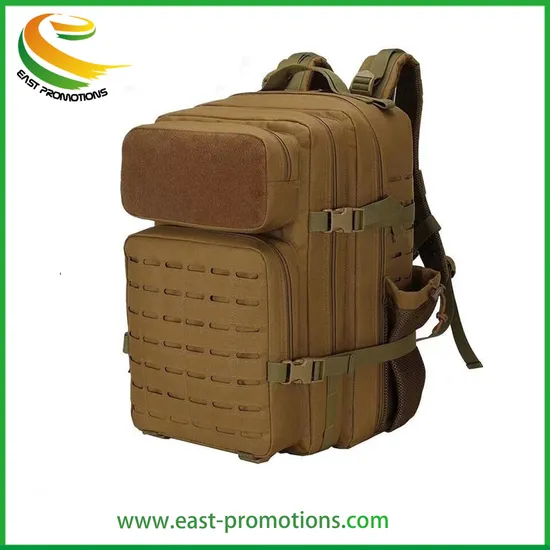 45L Large-Capacity Laser-Cut 3p Backpack Multi-Functional Hiking Camo Tactical Molle Backpack for Outdoor