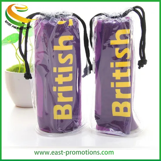 Amazon Hot Sale Gym Towel, Fitness Towel with PVC Pouch