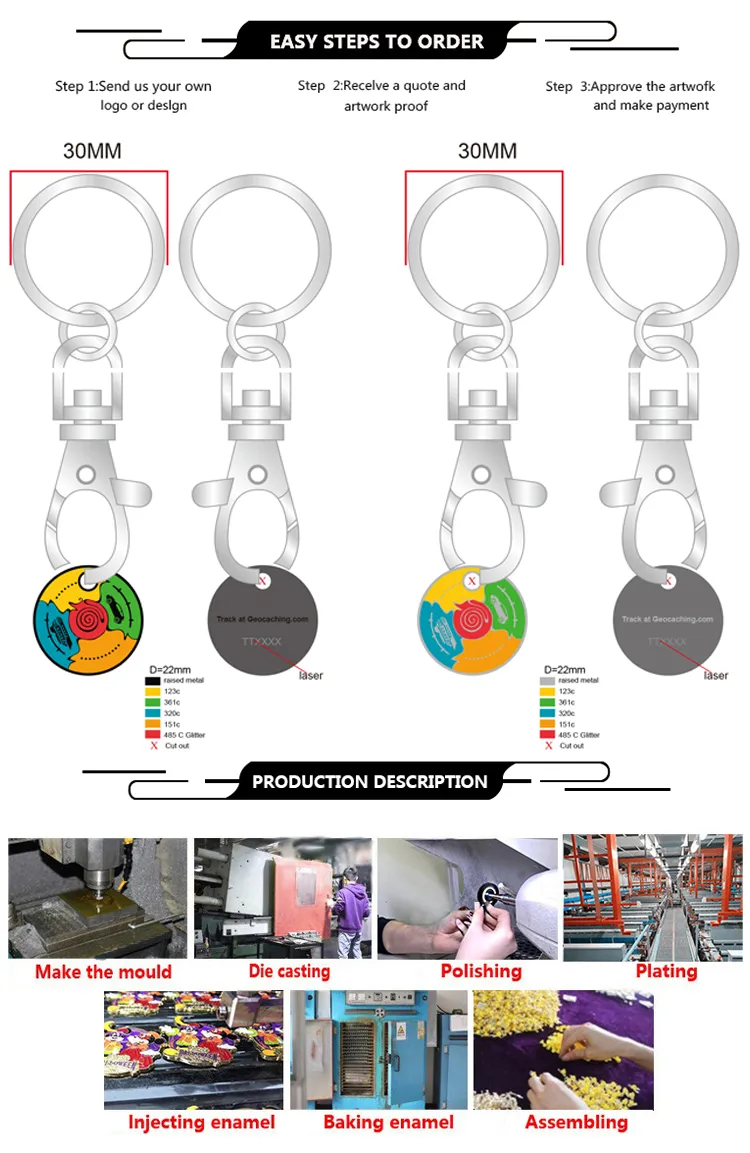 High Quality Wholesales Keychain Custom Logo Metal Keychains No Minimum