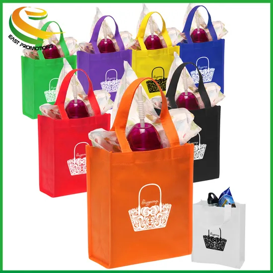 Custom Cheap Eco Non Woven Bag, Full Color Printing Non-Woven Shopping Bag Manufacturer