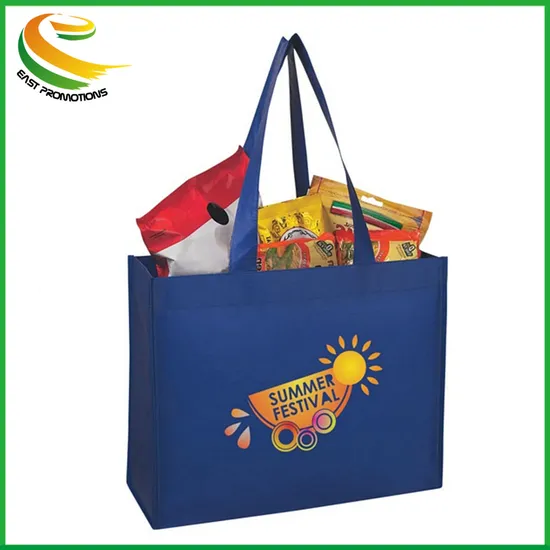 Wholesale 80gms 120gms Non Woven Shopping Grocery Carrier Bag with Logo Printing for Sale