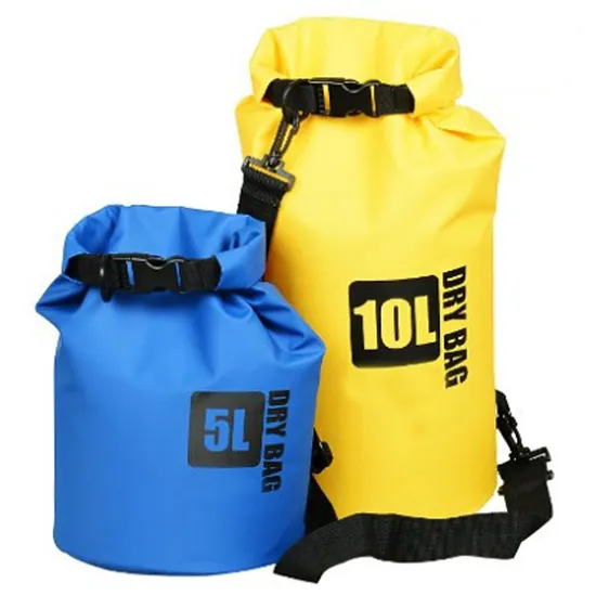 Factory Custom Logo Outdoor PVC Tarpaulin Ocean Pack Tube Waterproof Dry Bag Sack for Promotion