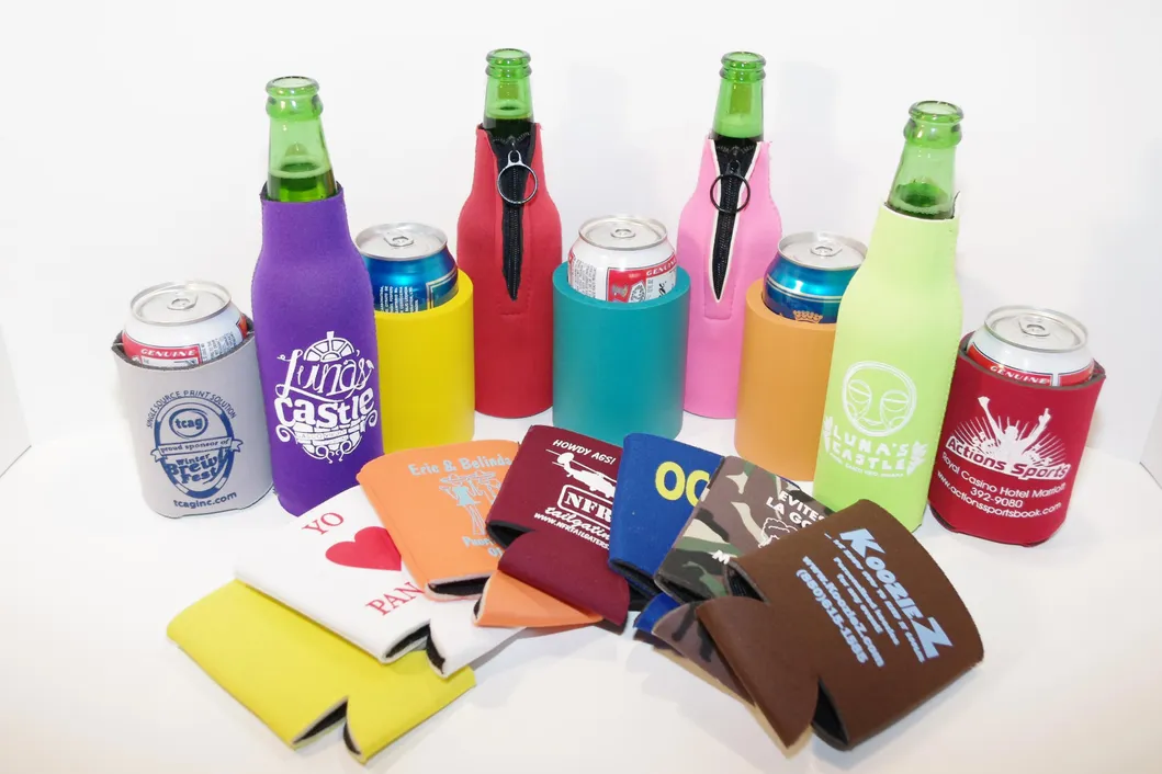 Custom Heat Transfer Neoprene Cooler for Beer/Can/Wine